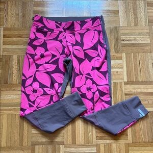 ADIDAS BY STELLA MCCARTNEY Pink Floral Print Leggings M